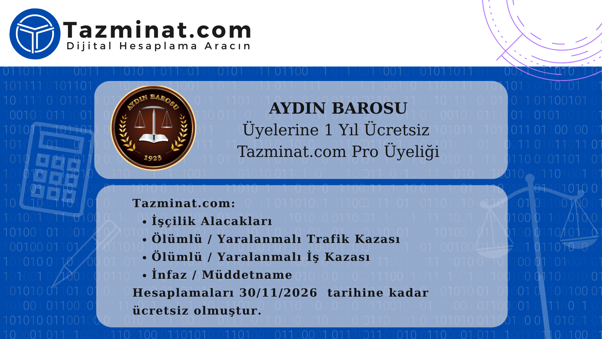 Tazminat.com  Giriş ve Aktivasyon İçin